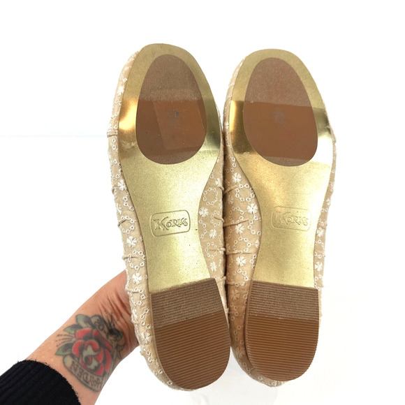 Kork's Womens Palmer Embroidered Ballet Flats Size 7M Floral Comfort CottageCore - Picture 8 of 9